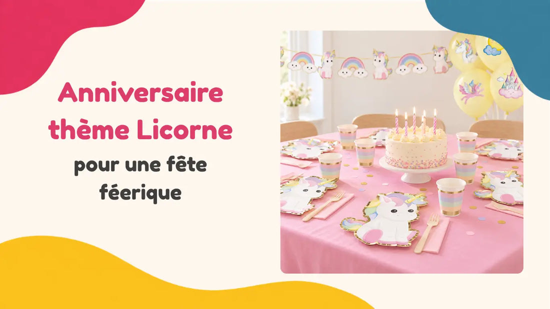 Anniversaire thème Licorne
