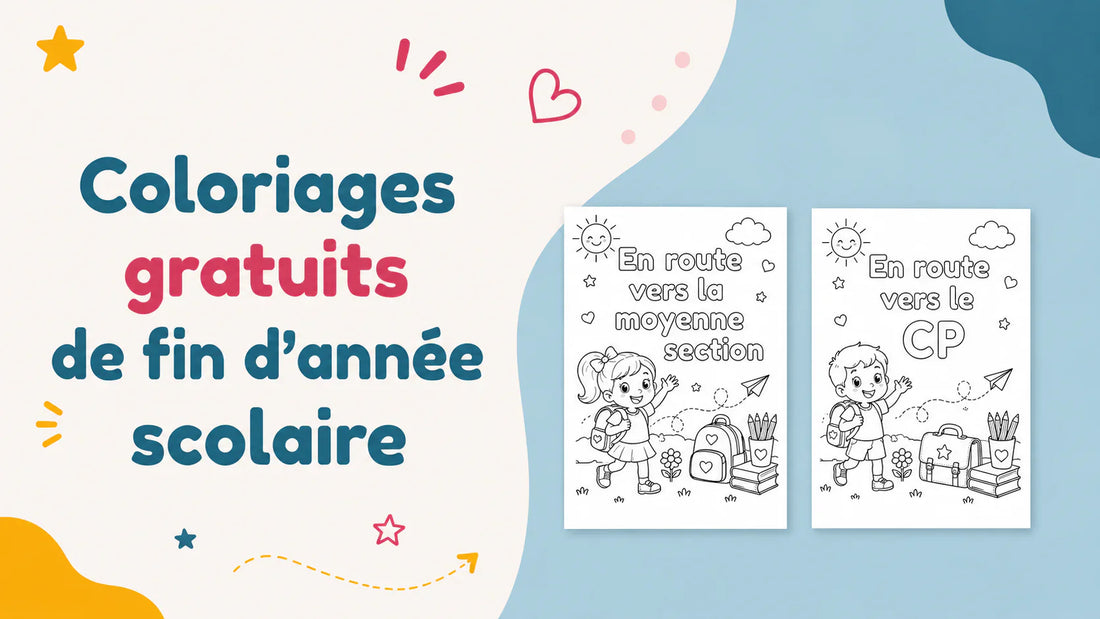 Coloriages gratuits à imprimer fin d'année scolaire