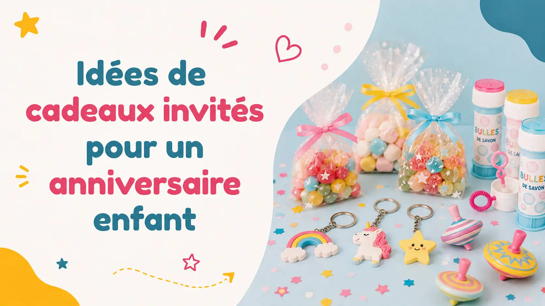 Idées cadeaux invités anniversaire enfant