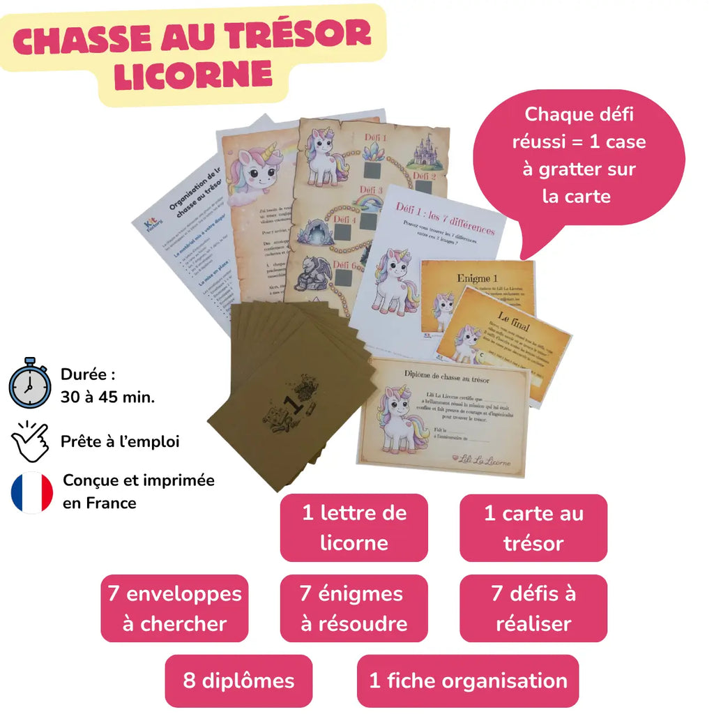 Chasse au trésor licorne