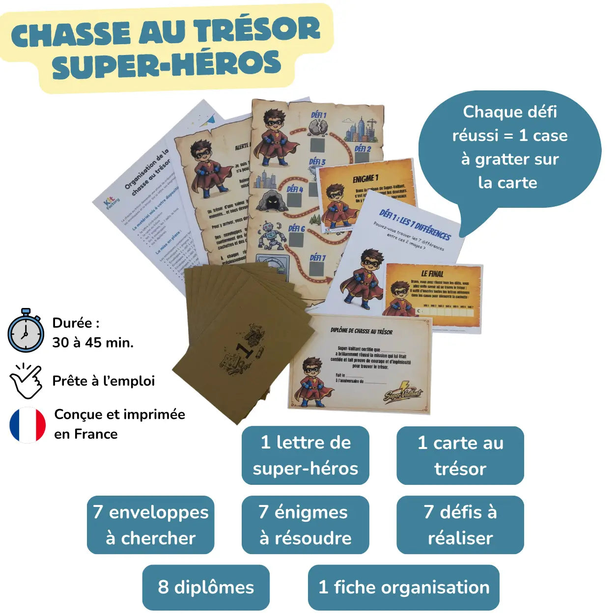 Chasse au trésor super-héros