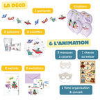 Contenu kit anniversaire Super-Héros 5-7 ans