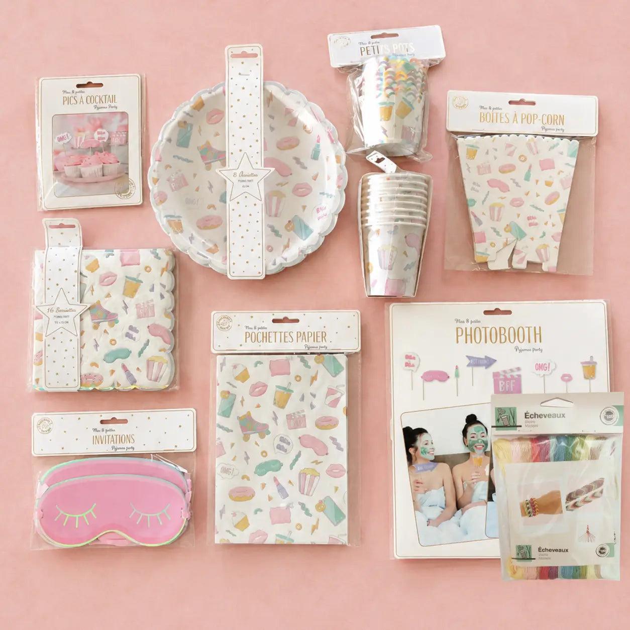Contenu kit soirée pyjama