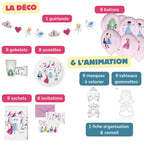 Contenu kit anniversaire princesse 3-4 ans