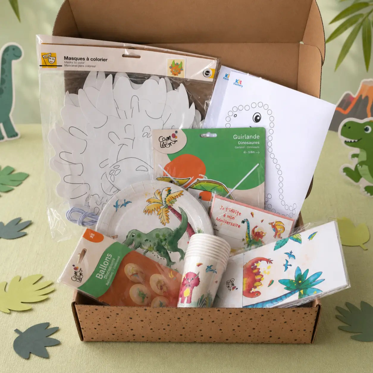 Kit anniversaire dinosaure 3-4 ans