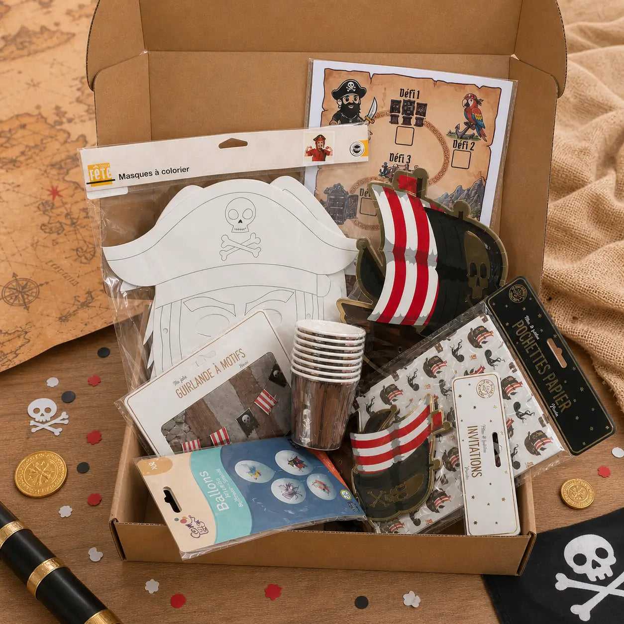 Kit anniversaire Pirate 5-7 ans