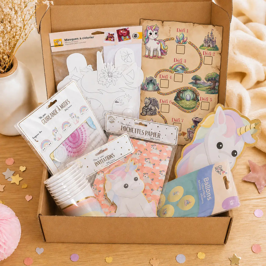 Kit anniversaire Licorne 5-7 ans