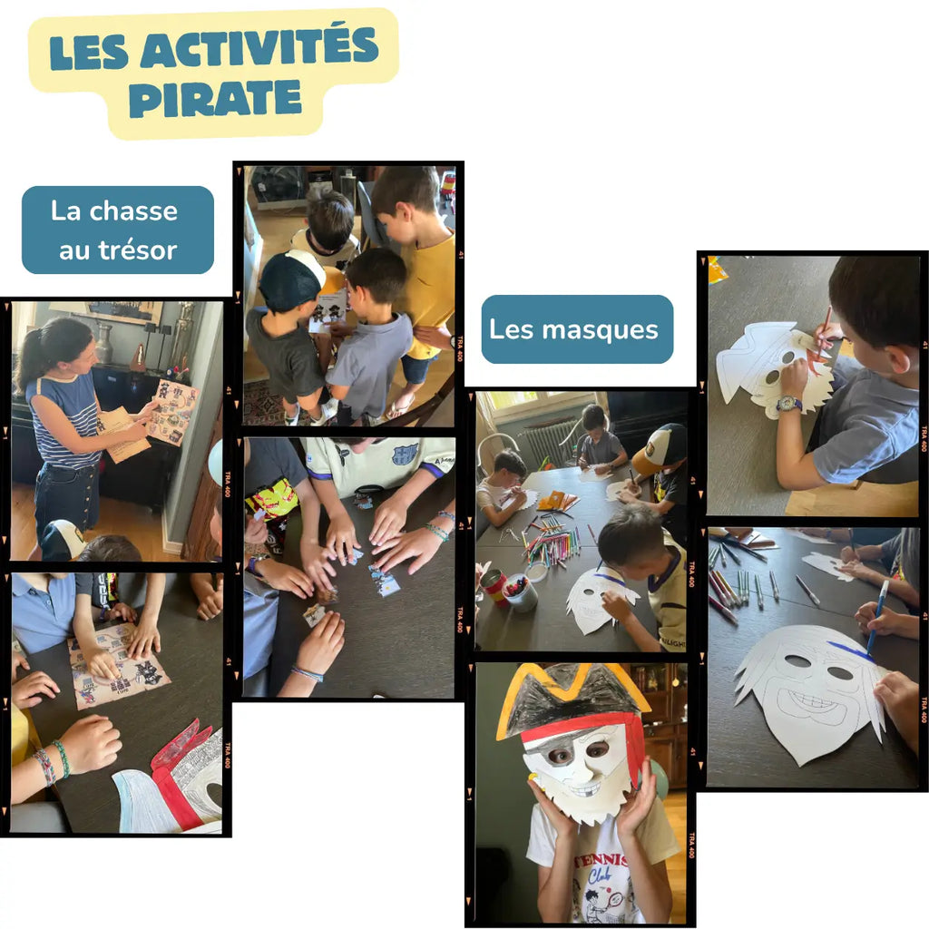 Activités anniversaire Pirate